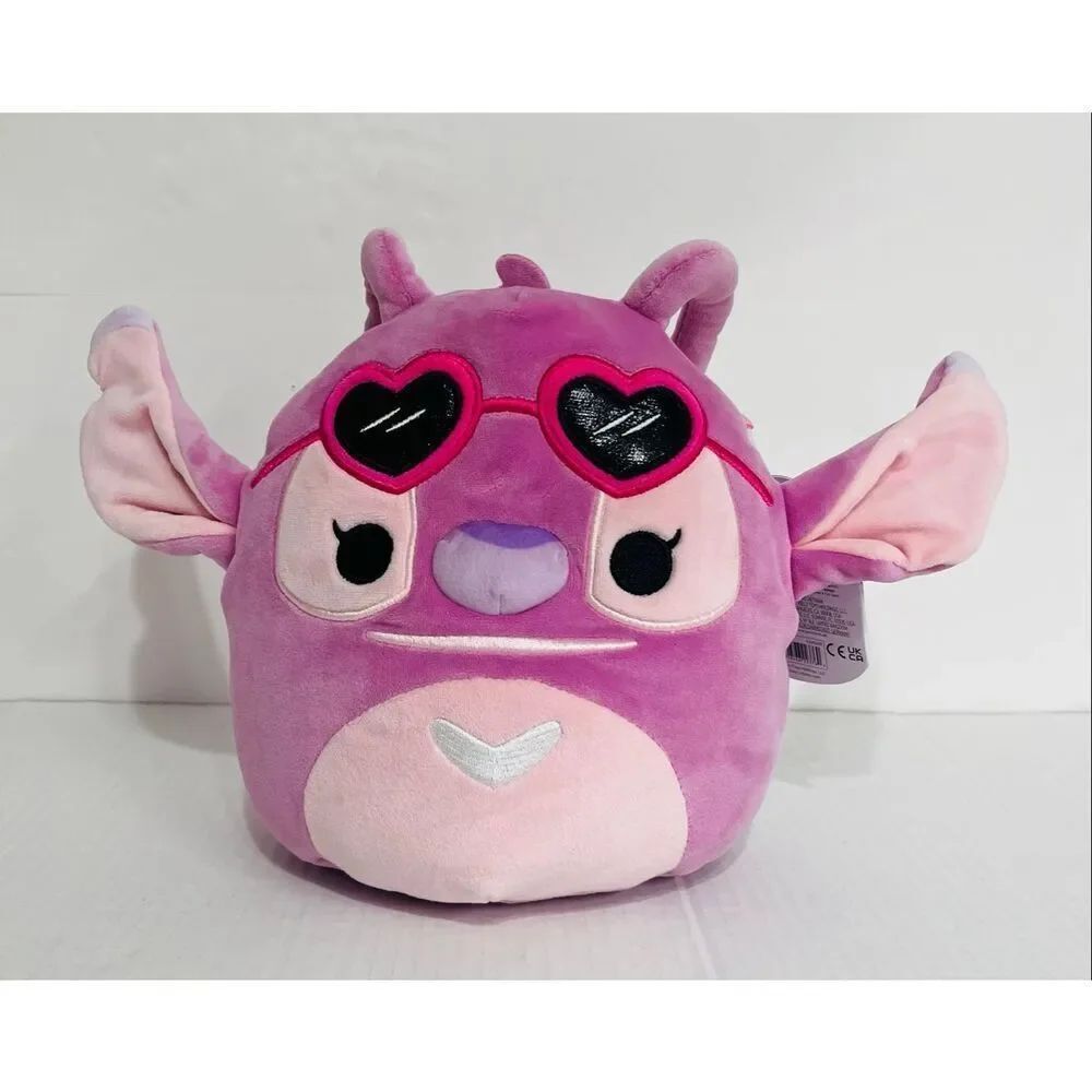 Squishmallows Disney Lilo And Stitch Angel The Alien With Sunglasses 8” NWT